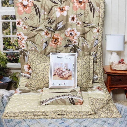 Lemon Tree King Size Complete Comforter Set Ultra Soft Bedding Collection