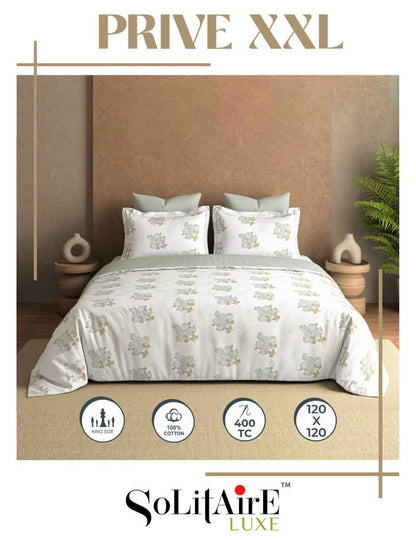 Prive XXL Super King Size Bedsheet Set Soft And Skin Friendly