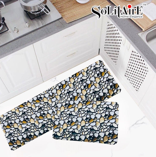 Premium Anti-Slip Waterproof Kitchen Floor Mat Set