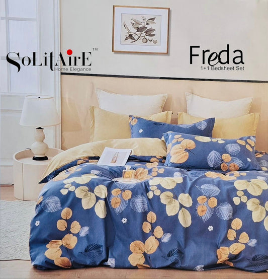Freda Single Bed Bedsheet Set Soft Fabric Premium Quality Bedding Collection
