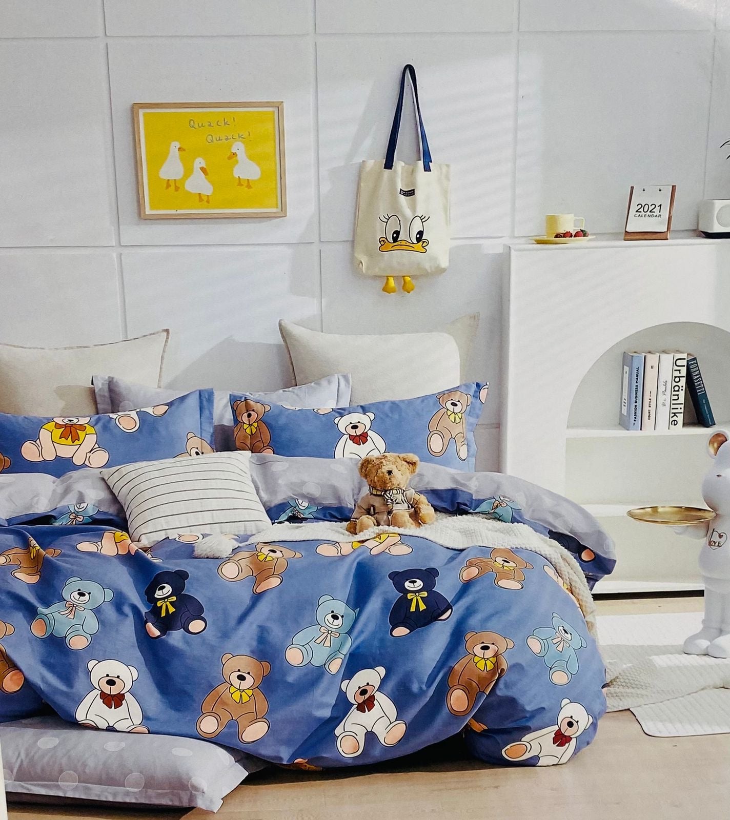 LITTLE COUNTY KING Cotton Bedsheet