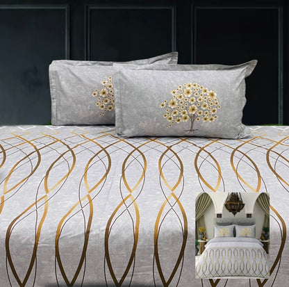 MYSTIQUE 300-THREAD COUNT COTTON BEDSHEET