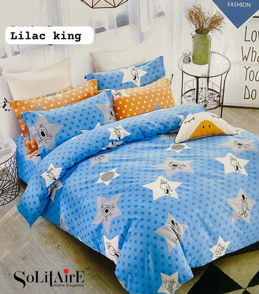 LILAC KING Cotton Bedsheet