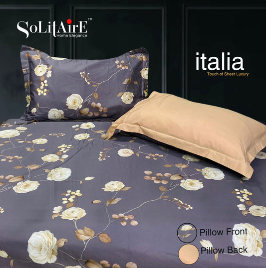 Italia King Size Bedsheet Luxury Bedding Set