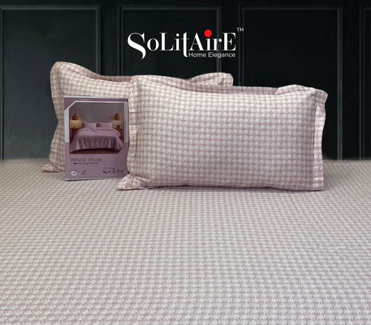 White Musk King Size 300 TC Cotton Bedsheet set