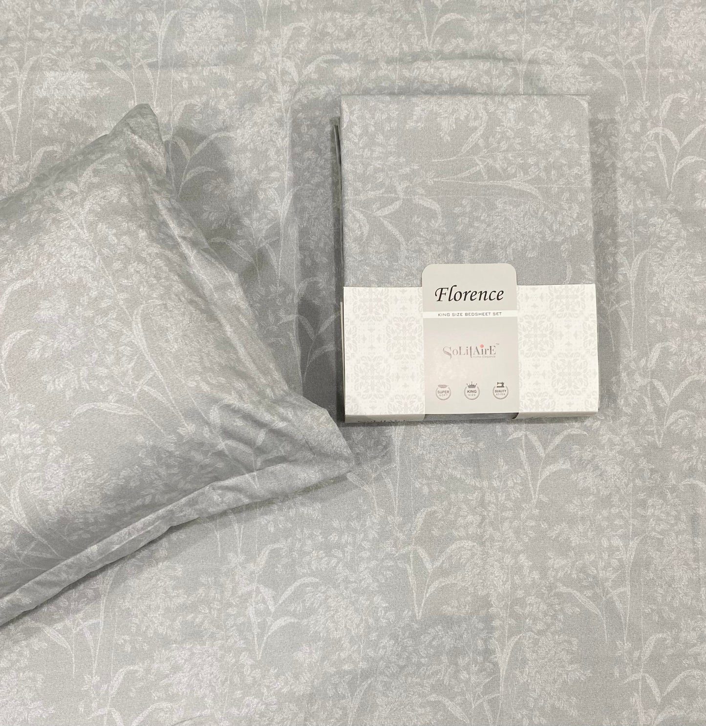 MYSTIQUE 300-Thread Count Cotton Bedsheet