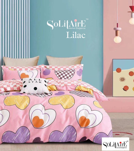 LILAC KING Cotton Bedsheet