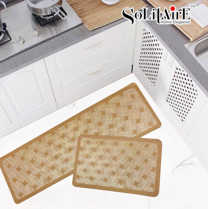 Premium Anti-Slip Waterproof Kitchen Floor Mat Set