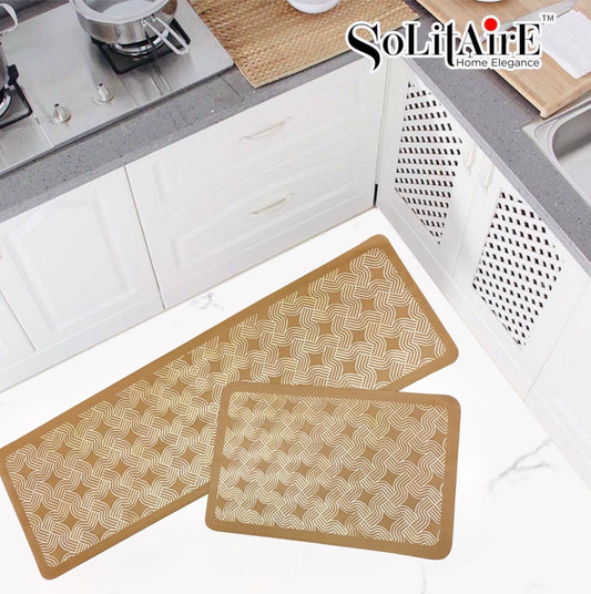 Premium Anti-Slip Waterproof Kitchen Floor Mat Set