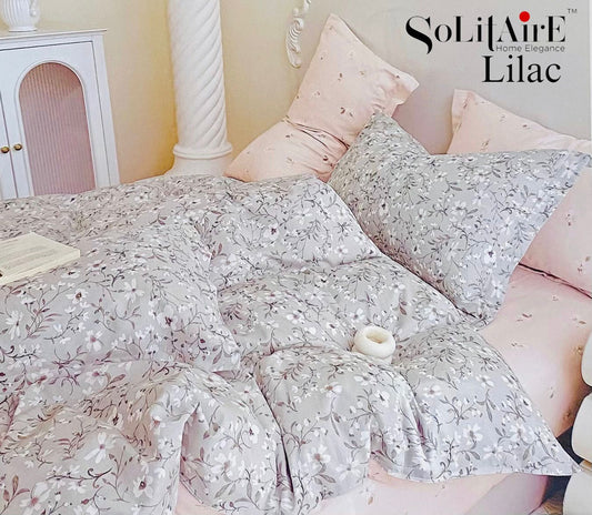 LILAC KING Cotton Bedsheet
