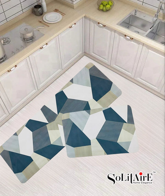 Premium Anti-Slip Waterproof Kitchen Floor Mat Set