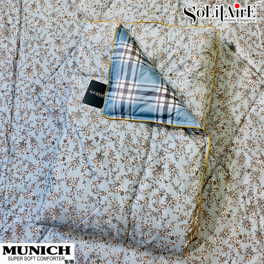 MUNICH Reversible Ultra Super Soft Comforter Size Double Bed