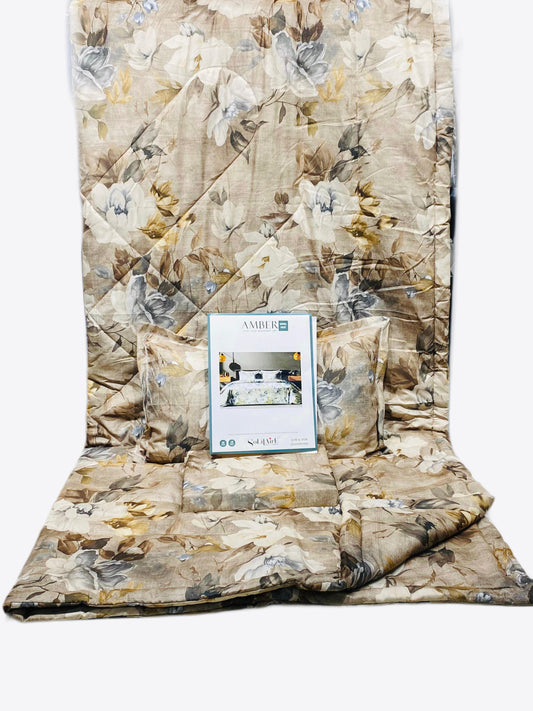 Amber Digital Printed Jointless King Size Complete Comforter Set