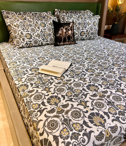 LINNEA LUXURY 300-THREAD COUNT COTTON BEDSHEET (KING-SIZE) (SUPER-SOFT)