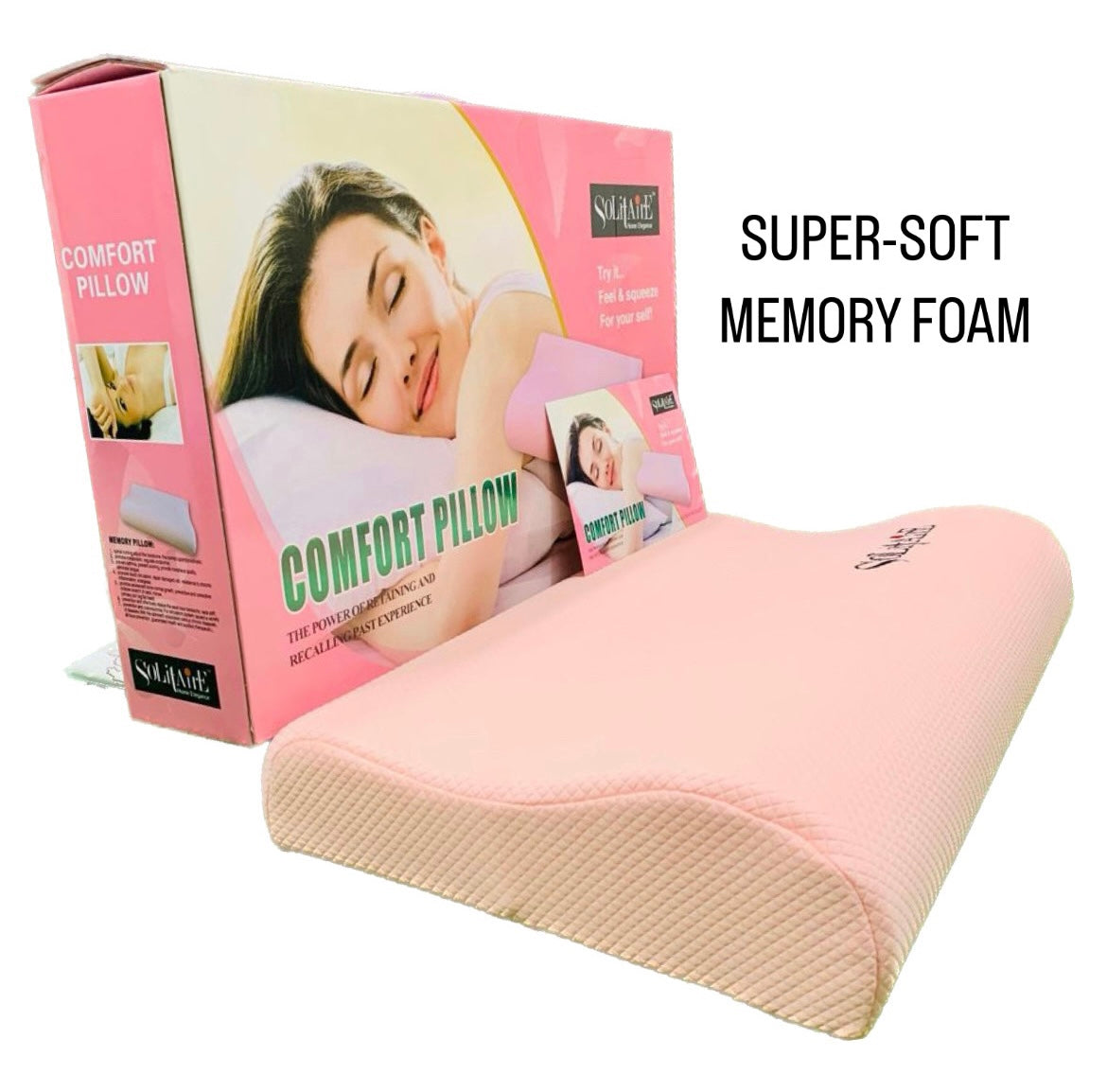 Cervical Dual-Height Memory Foam Pillow