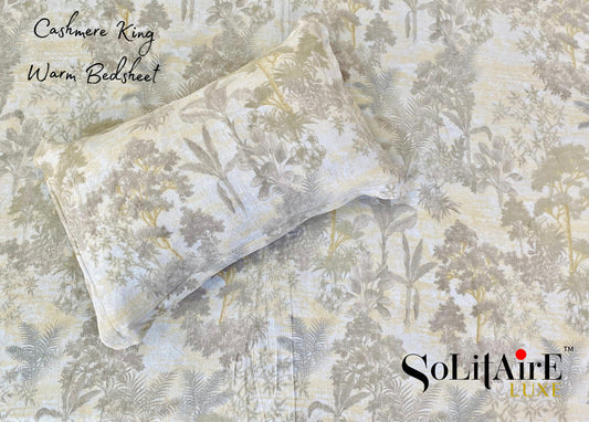 Cashmere King Super Soft Warm Winter Bedsheet