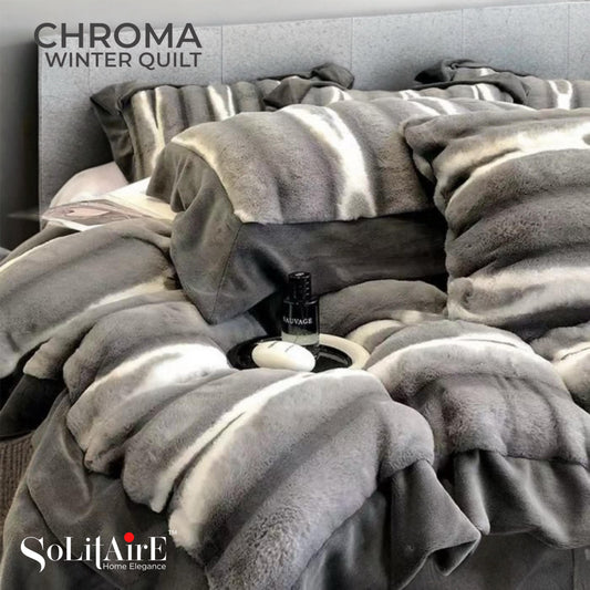 Chroma Rabbit-Fur Ultra-Warm Double Winter Quilt Skin-Friendly