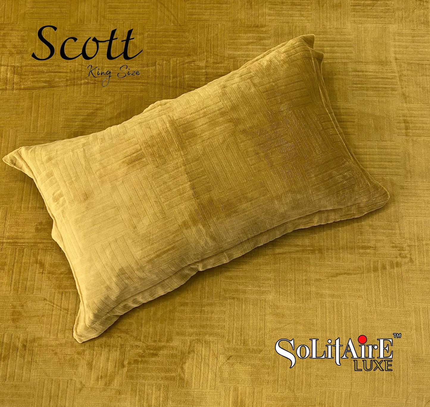 Scott King-Size Bedsheet Set Italian Cashmere Feel – Super-Soft, Warm & Skin-Friendly