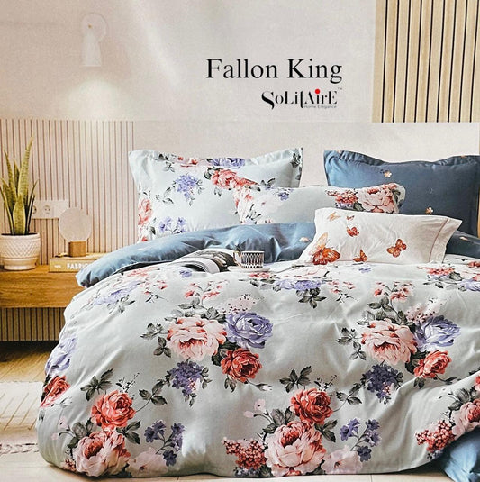 FALLON King Size Bedsheet Set Luxury Soft Touch