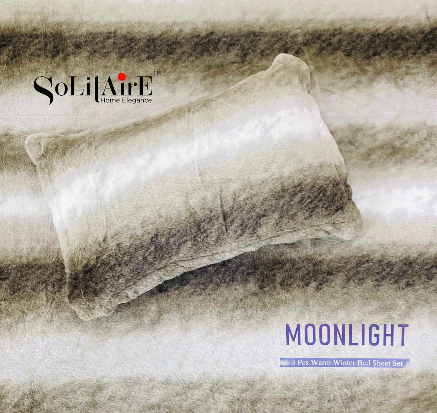 Moonlight Warm King-Size Bedsheet Italian Cashmere Feel – Super-Soft, Thermal & Skin-Friendly