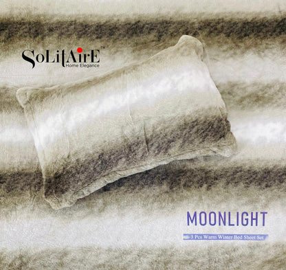 Moonlight Warm King-Size Bedsheet Italian Cashmere Feel – Super-Soft, Thermal & Skin-Friendly