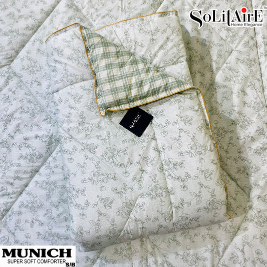 MUNICH Reversible Ultra Super Soft Comforter Size Double Bed