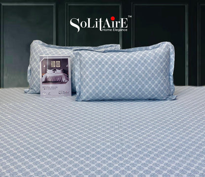 White Musk King Size 300 TC Cotton Bedsheet set