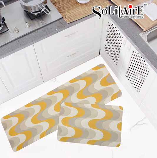 Premium Anti-Slip Waterproof Kitchen Floor Mat Set