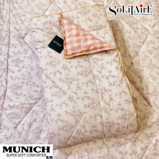 MUNICH Reversible Ultra Super Soft Comforter Size Double Bed