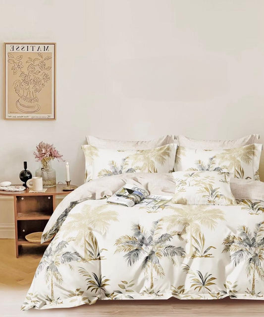 FREESIA XXL Cotton Bedsheet (Extra-Large Bedsheet)