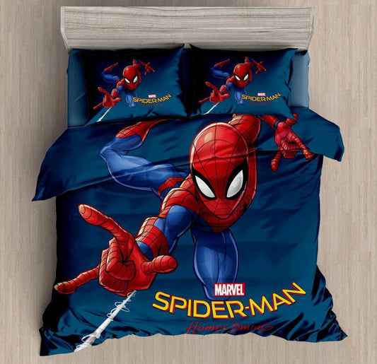 Kids Den Jointless King Size Panel Print Bedsheet Set