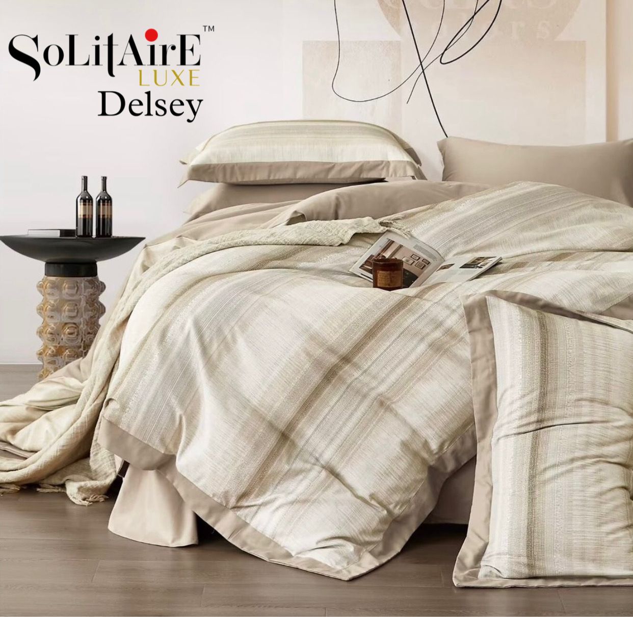 DELSEY EGYPTIAN COTTON KING-SIZE LUXURY BEDSHEET
