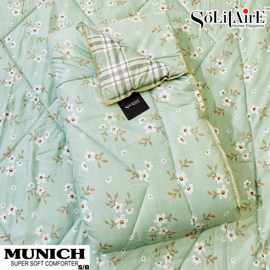 MUNICH Reversible Ultra Super Soft Comforter Size Double Bed