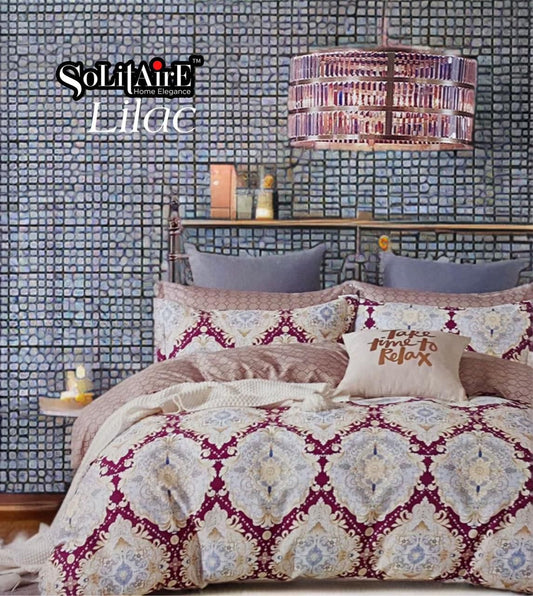 LILAC KING Cotton Bedsheet