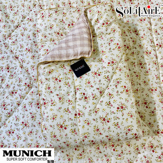 MUNICH Reversible Ultra Super Soft Comforter Size Double Bed