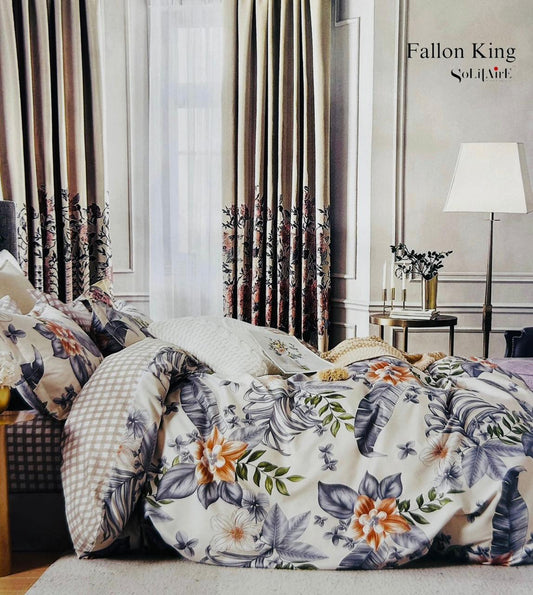 FALLON King Size Bedsheet Set Luxury Soft Touch