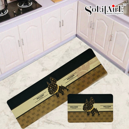 Premium Anti-Slip Waterproof Kitchen Floor Mat Set