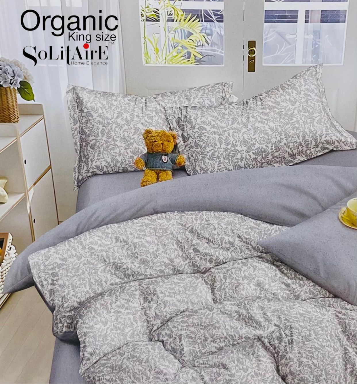 Organic King Bedsheet Set 100% Organic Cotton