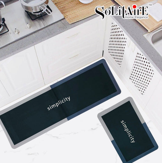 Premium Anti-Slip Waterproof Kitchen Floor Mat Set
