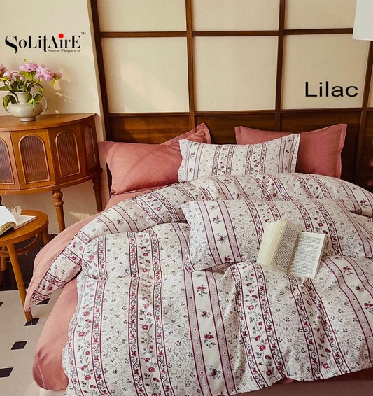 LILAC KING Cotton Bedsheet
