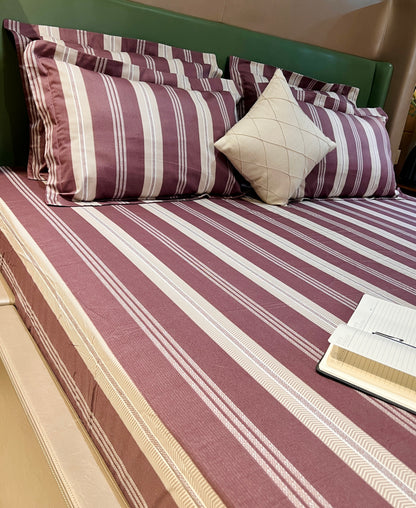 LINNEA LUXURY 300-THREAD COUNT COTTON BEDSHEET (KING-SIZE) (SUPER-SOFT)