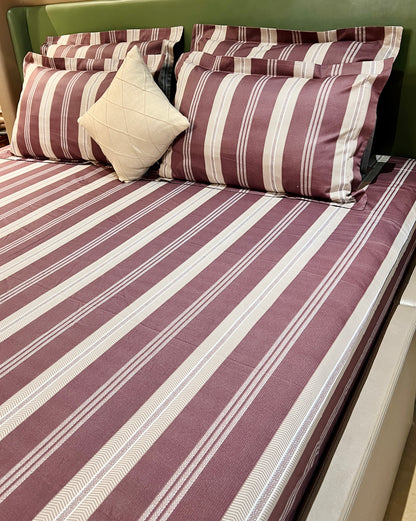 White Musk 300-Thread Count Cotton Bedsheet