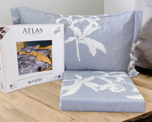 ATLAS King-Size 100% Cotton Bedsheet Set