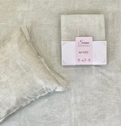 Serene King Size 100% Egyptian Cotton Jointless Bedsheet