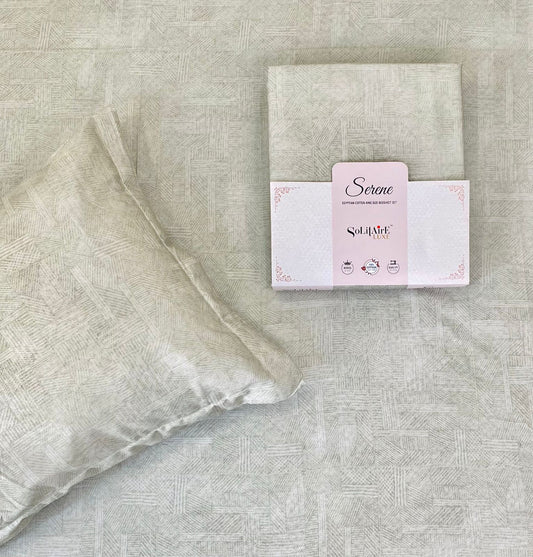 Serene King Size 100% Egyptian Cotton Jointless Bedsheet