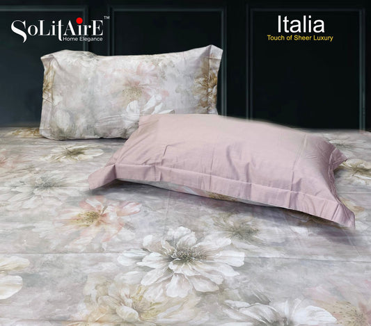 Italia 100% Organic Cotton King Size Premium Bedsheet
