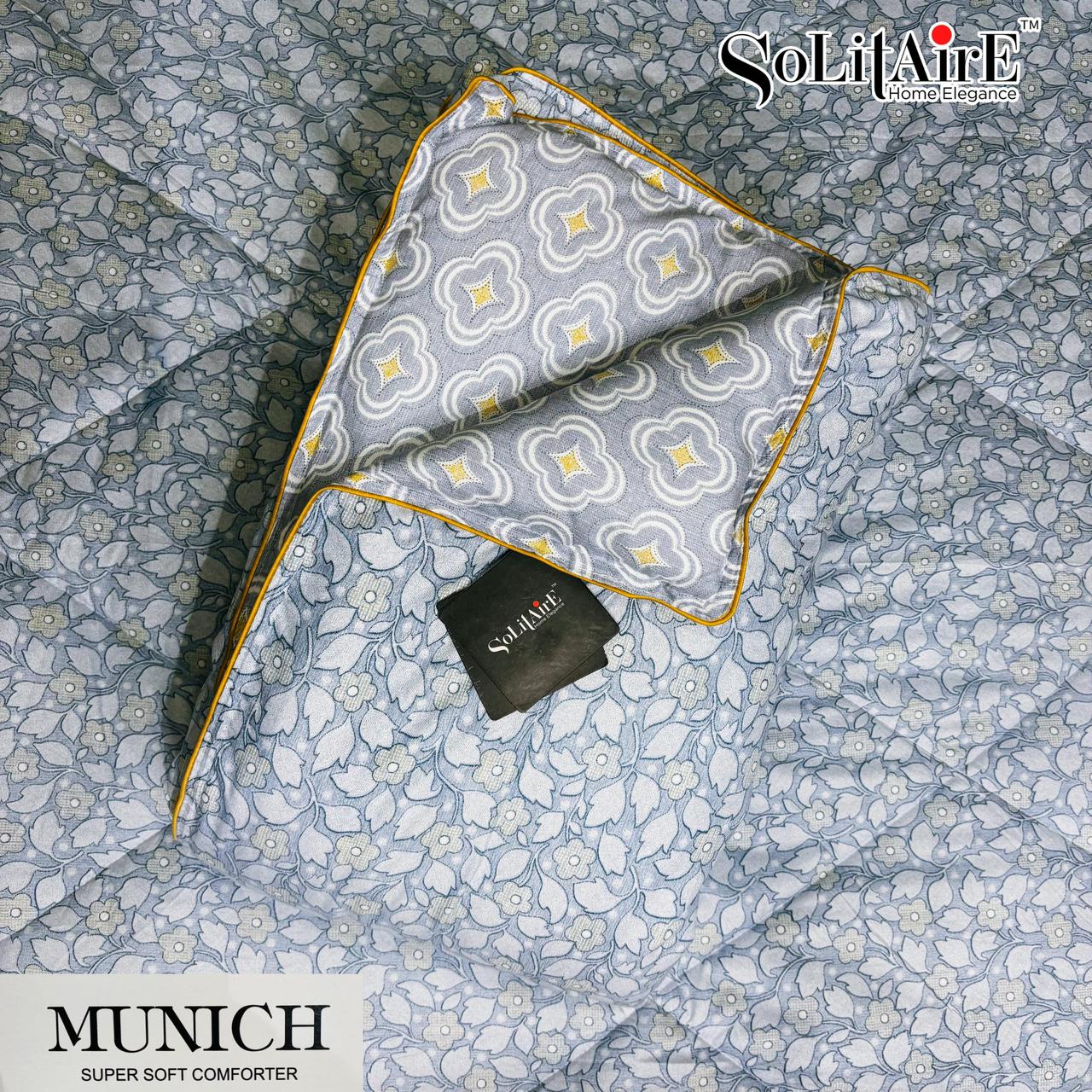 MUNICH Reversible Ultra Super Soft Comforter Size Double Bed