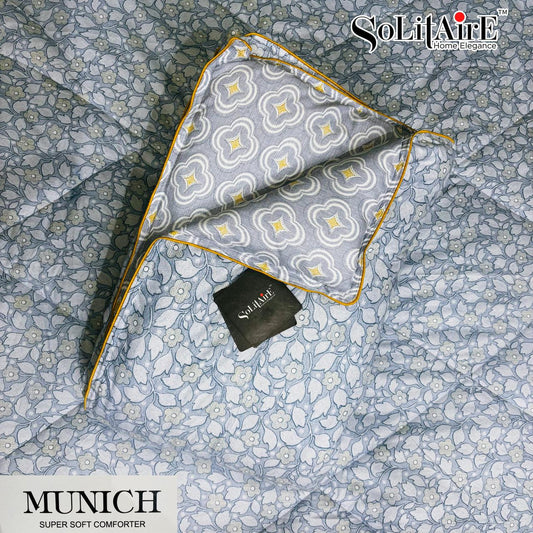 MUNICH Reversible Ultra Super Soft Comforter Size Double Bed