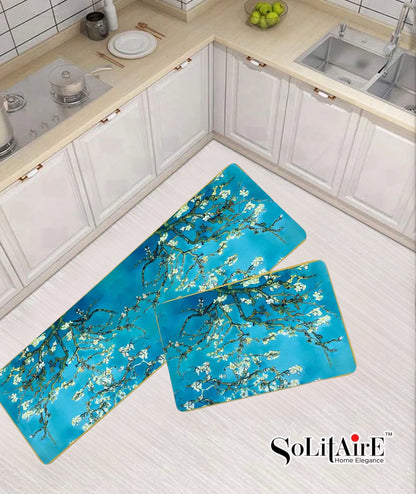Premium Anti-Slip Waterproof Kitchen Floor Mat Set