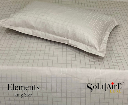 Elements Jacquard 100% Cotton 300 Thread Count King Bedsheet